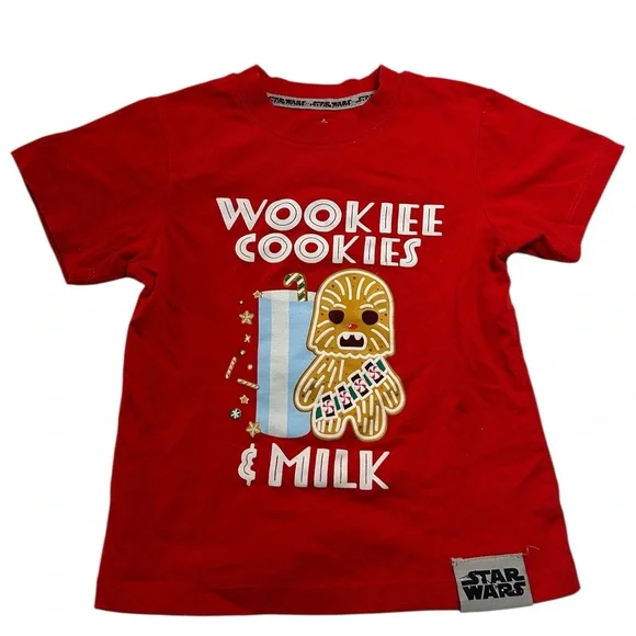 Star Wars Holiday Wookiee Short Sleeve Tee - Picture 1 of 5